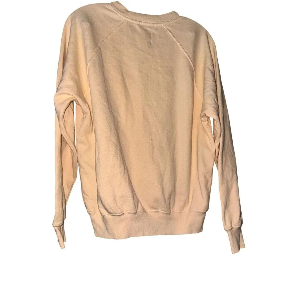 Billabong Skull & Roses Graphic Sweatshirt Beige S - Picture 6 of 6